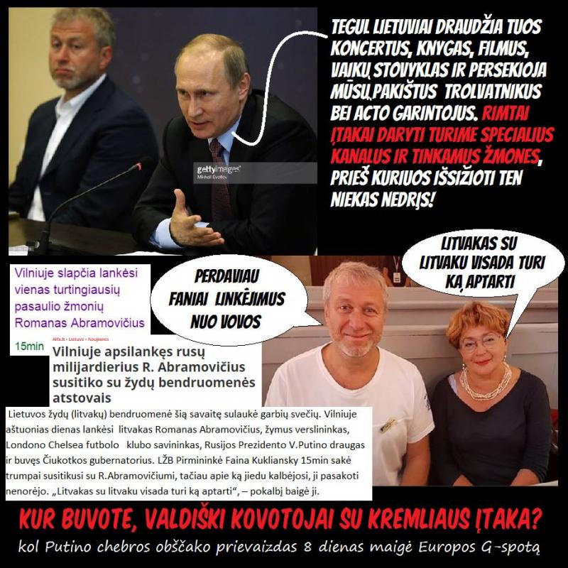 „Litvakas su litvaku visada turi ką aptarti“ - ir ką gi aptarinėjo legalus Rusijos milijardierius Romanas su Lietuvos žydų vadove Faina?
