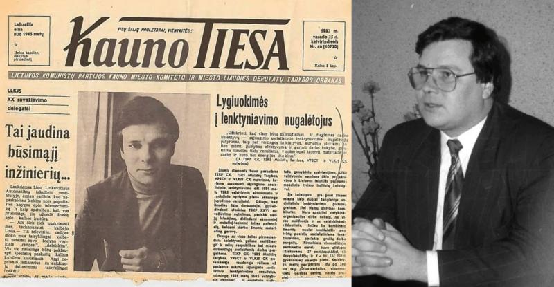Buvęs komjaunimo sekretorius Linas Linkevičius teigia, kad Lietuva 50 metų buvo okupuotoje komunistinių režimų valdžioje