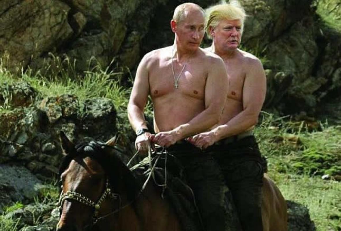 Donaldas Trampas, meilė Putinui ir baltų negrų Paketas