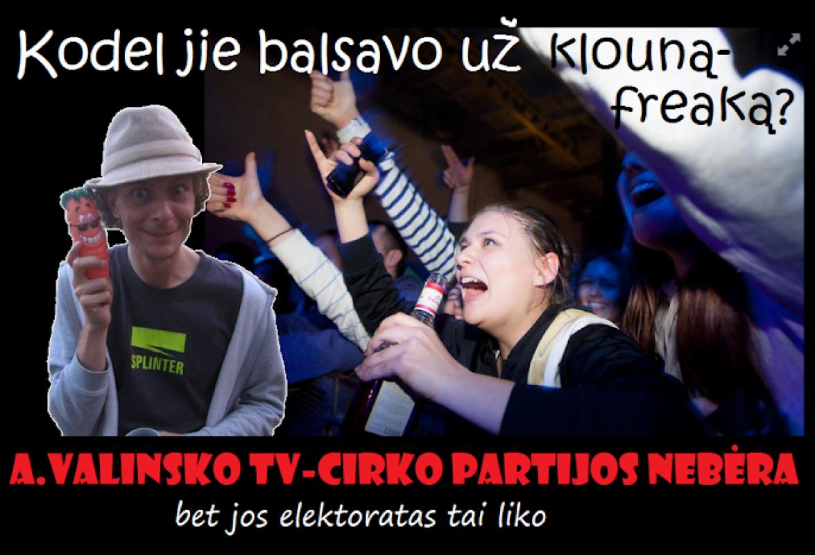 Jaunimas mindo Valinsko pamirštą grėblį? Ir vėl klounai sostinės taryboje